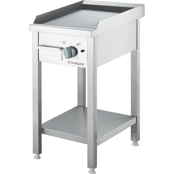 Alpha Work elektrische bakplaat als vrijstaand apparaat - gladde, open bodem, 400 x 700 x 850 mm (BxDxH), 105119