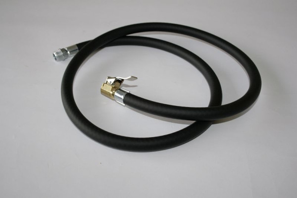ELMAG GI-slang (1 meter) compleet met tijdelijke steeknippel voor professionele bandenpompmodellen 60 GE en GE/CEE gekalibreerd, 9402057