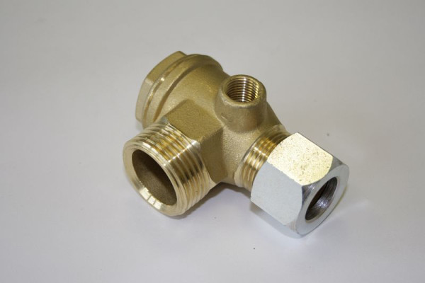 ELMAG terugslagklep voor PAL/SILENT 1100/1800, ketel: AG 1', leiding 18mm (met snijring en wartelmoer), 9101559