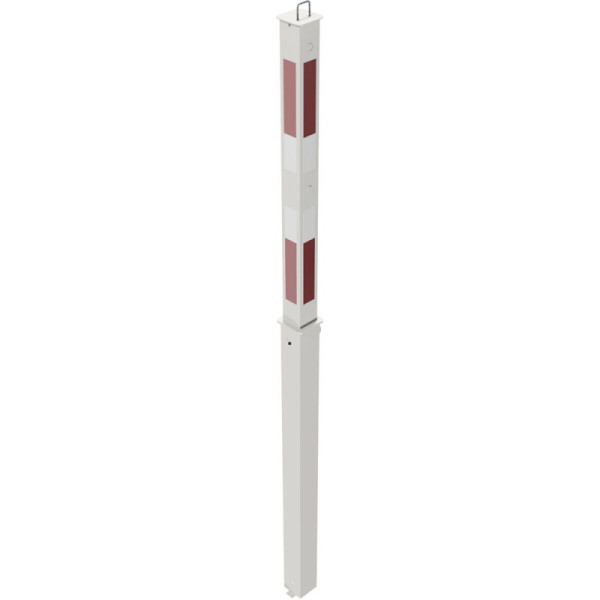 Stone HGS afzetpaal -Bollard- 70 x 70mm -volledig uitschuifbaar-, driehoekig/bovensluiting, 470dl
