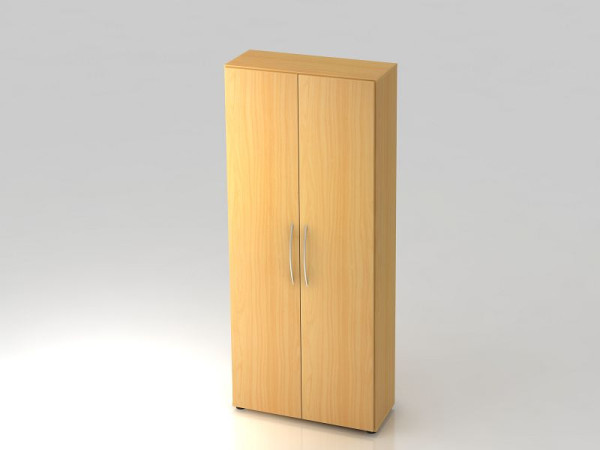 Hammerbacher kast 5OH 34, 6cm diepe beugelgreep beuken/beuken, 80x34,6x188 cm (BxDxH), V4100/6/6/BM