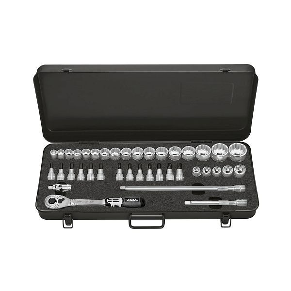 MATADOR dopsleutelset, 12-kant, 10 (3/8) mm, lengte: 452 mm, 3125 9391