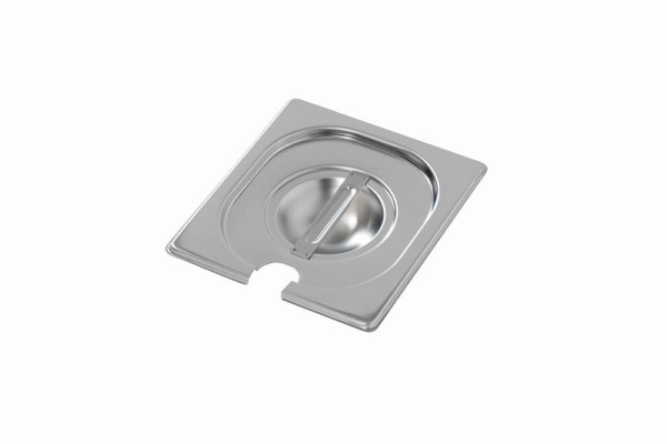 Bartscher deksel 1/6GN, met lepeluitsparing, A120656