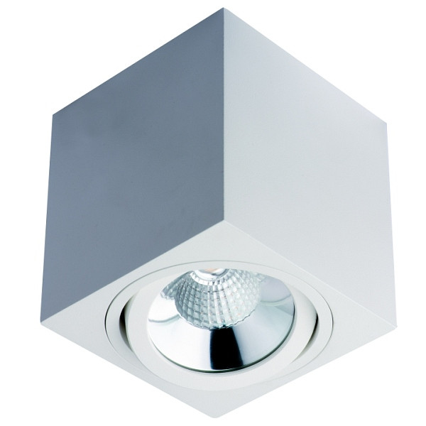 rutec Projekt MELIMAR COB LED - opbouwspot zwenkbaar, rechthoekig, 230V, 6W, IP20, 3000K, CRI80 - wit, PEG520WW