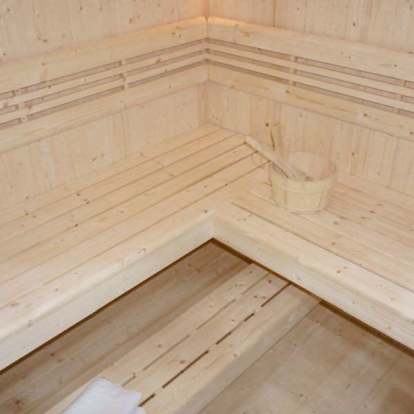 HOME DELUXE Traditionele sauna SHADOW - XL GROOT, 49577