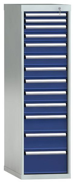 KLW ladekast 1450 x 419 x 750 mm H x B x D, inbouwmaten: 1350 mm, indeling: 18x36 stuks, SDB1450-13EP-001