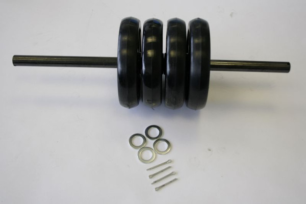 ELMAG wielen + as SET (nr. 33-36) voor HY 180/4, 9709139