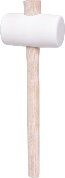 KS Tools rubberen hamer wit, 500g, 140.1235
