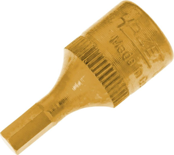 Hazet schroevendraaierdop, hol vierkant 6,3 mm (1/4 inch), zeskant dopprofiel, 4 mm, 8501-4
