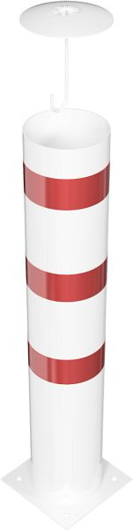 Schake stalen buispaal Ø 273 x 5 mm stationair voor plugbevestiging, 40273BA