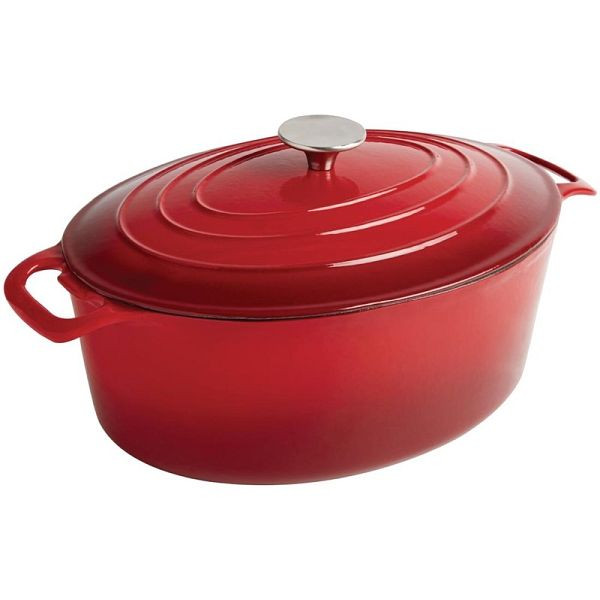 Vogue ovale braadpan rood, GH313