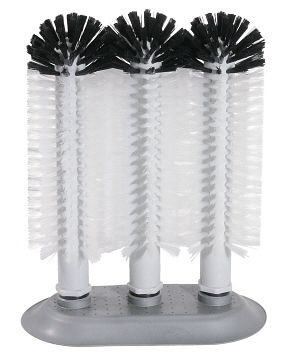 Contacto glazenwasborstel 3x24 cm met grote zuignap, 5891/324