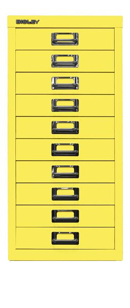 Bisley MultiDrawer™, 29-serie, DIN A4, 10 laden, zinkgeel, L2910641