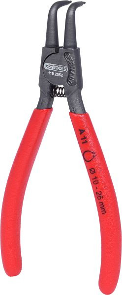 KS Tools externe griptang, gebogen, 12-25 mm, 119.2052