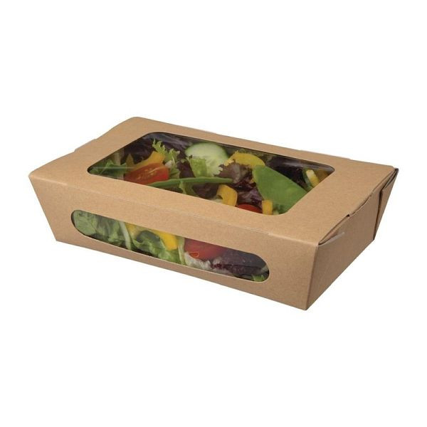 Colpac recyclebare saladeboxen met kijkvenster 1L, VE: 200 stuks, FA372