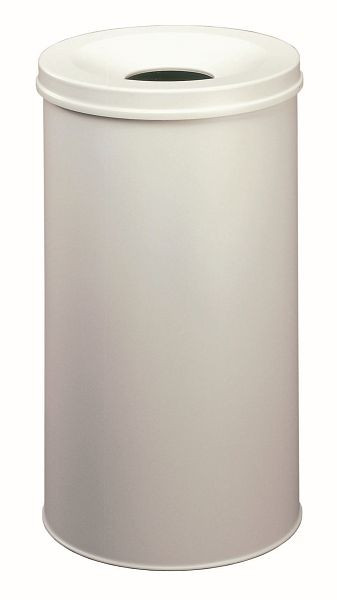 DURABLE prullenbak Safe rond 60, grijs, 330710