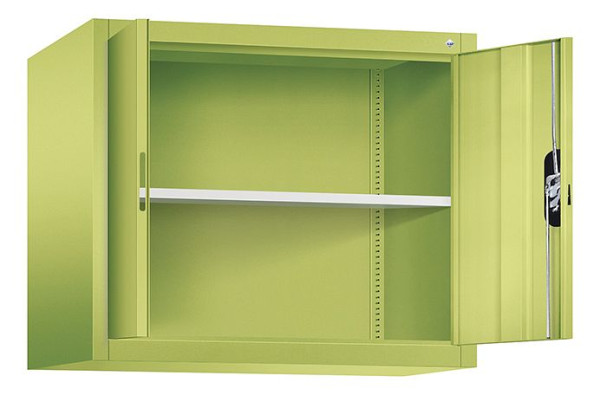 C+P opbouwkast Acurado, H790xW930xD500mm, kleur: Viridin groen / Viridin groen, verzonken handgreep, 9285-000 S10186