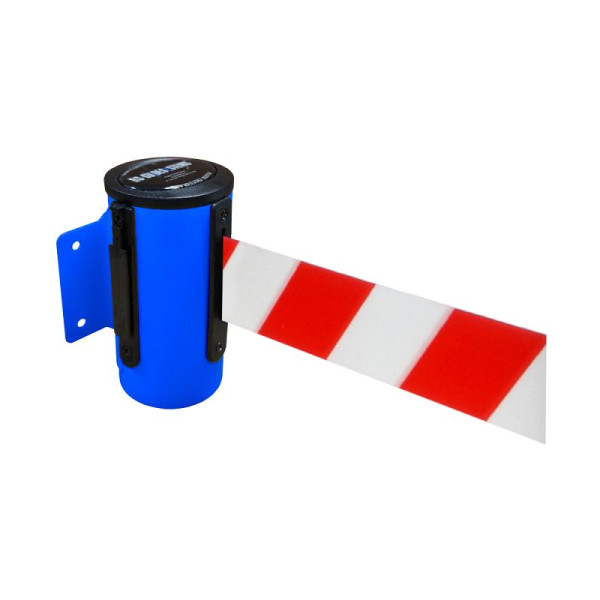 Stein HGS HGS wandbandcassette -P-Line Utility-, blauw, rood/wit diagonaal (gearceerd), met magnetisch bandeindstuk, 12846b-1304