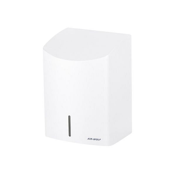 Air Wolf handendroger, M-serie, H x B x D: 289 x 203 x 178 mm, wit roestvrij staal, 10-425
