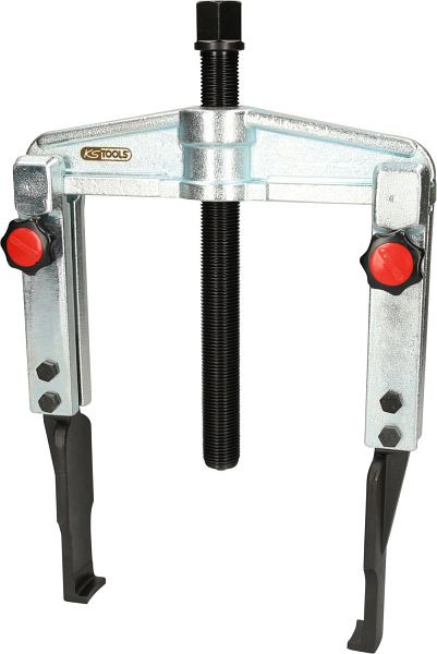 KS Tools universele sneltrekker 2-armig met extreem slanke en verlengde haken, 50-160mm, 220mm, 5.0t, 620.0068