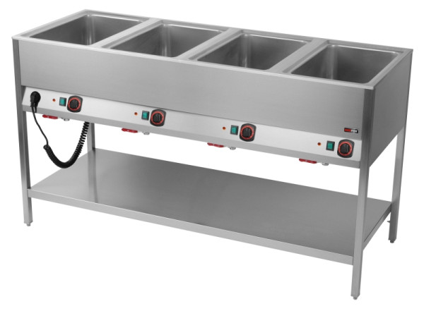 A&S Gastro Bain-Marie station 4x GN 1/1, BMSD 4120
