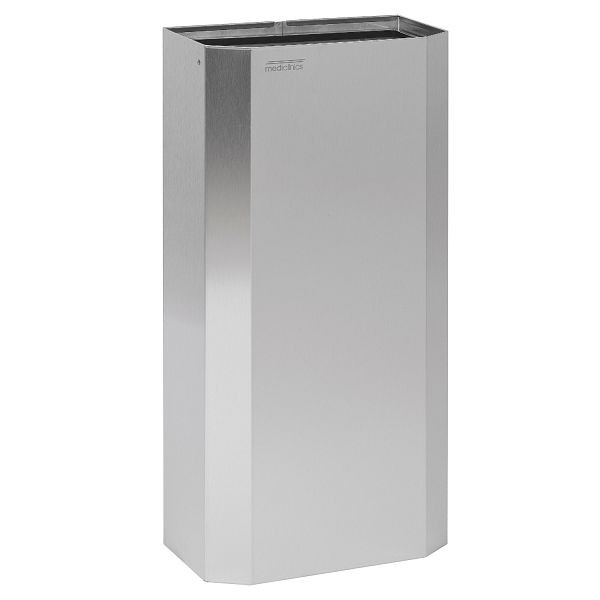Mediclinics afvalcontainer 4279, geborsteld RVS, 252.059