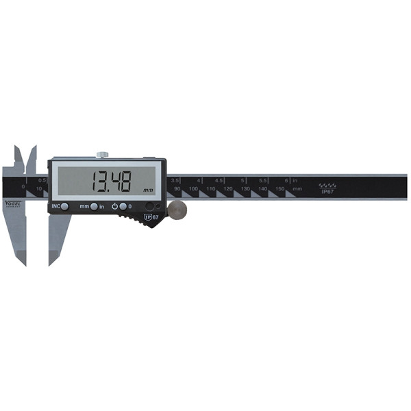 Vogel Germany "Absolut" elektronische digitale schuifmaat, IP67, 150 mm / 6 inch, 202420-2