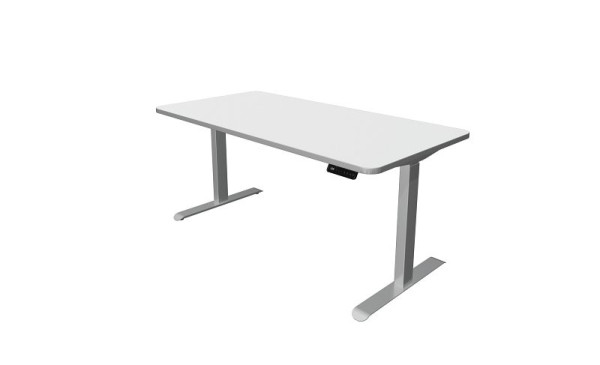 Kerkmann zit-statafel, Move 3 Premium, B 1600 x D 800 mm, elektrisch in hoogte verstelbaar van 720-1210 mm, wit, 10331110
