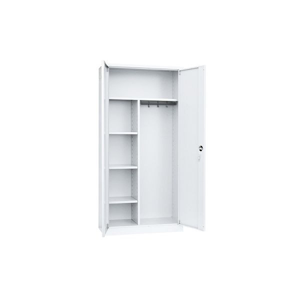 Lüllmann ClassiX multifunctionele draaideurkast, 1945 x 920 x 420 mm, signaalwit, X-545547