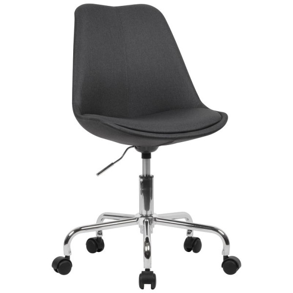 Amstyle bureaustoel zwarte stof, SPM1.422