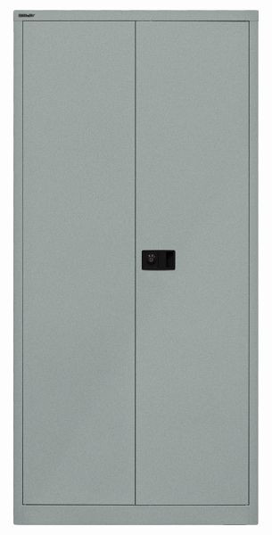 Bisley Universele draaideurkast, 4 planken, 5 OH, zilver, E782A04355