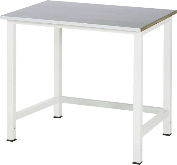 RAU werktafel serie 900, werkblad met plaatstalen bekleding, 1000x825x800 mm, 03-900-1-S25-10.12
