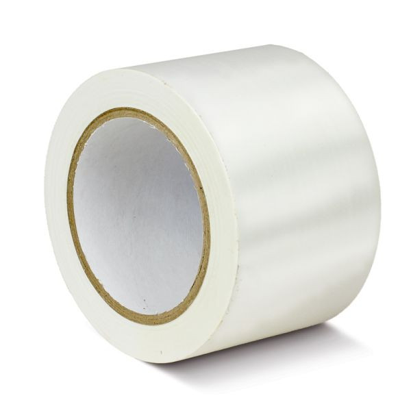 Mehlhose vloermarkeringstape beschermend gelamineerd wit 75mmx33m, KMLE07533