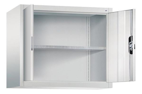 C+P bovenkast Acurado, H790xB930xD400mm, kleur: lichtgrijs, verzonken handgreep, 9265-009 S10069