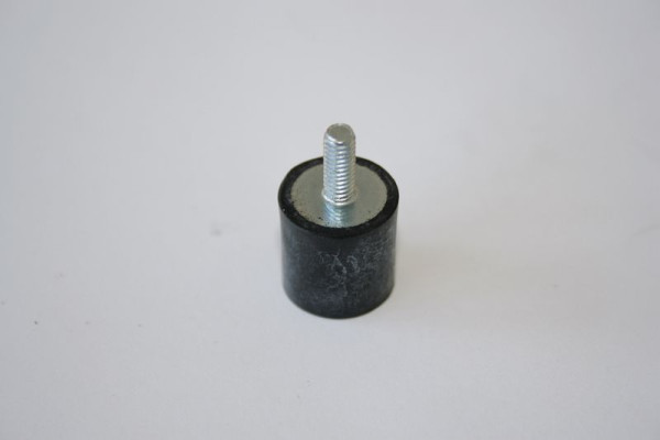 ELMAG rubberen buffer voor afstandsbediening, Ø 15 mm, M4-schroefdraad, hoogte ca. 10 mm (hoogte moet worden aangepast), 9201321