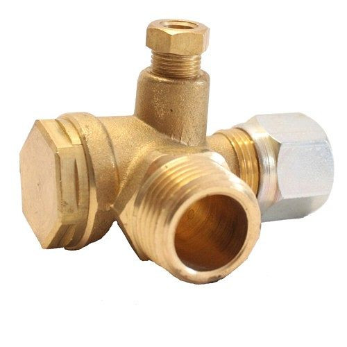 AEROTEC terugslagklep 1/2 inch AG - 10 mm buis conische zitting, 9048025