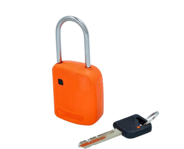 KS Tools vergrendelend hangslot, oranje, metaal, 38 mm, 117.0218