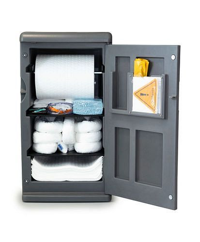 DENSORB mobiele noodset, bindmiddel in grijs Caddy medium, olie, 294-121