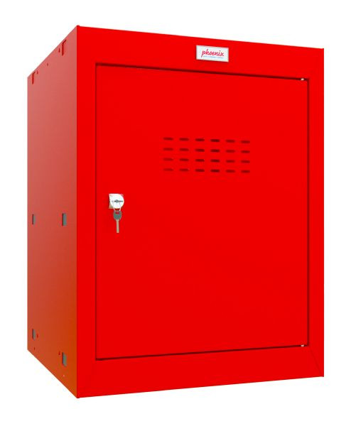 Phoenix CL-serie maat 2 kubuskast in rood met sleutelslot, CL0544RRK