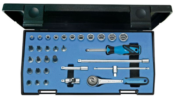 GEDORE dopsleutelset 1/4", 32-delig, 6174150