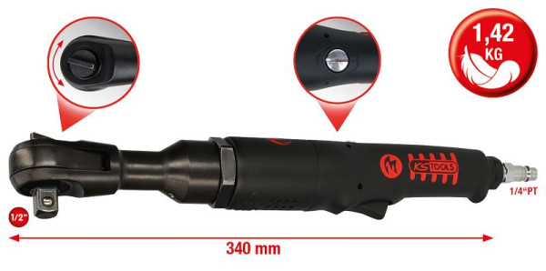 KS Tools 3/8" MONSTER hoogwaardige pneumatische omschakelratel, 515.3825