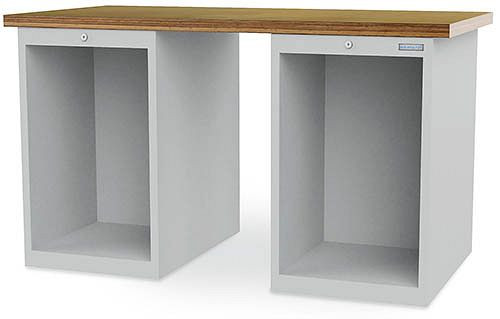 Bedrunka + Hirth inline werkbank, R 18-24, afmetingen in mm (BxDxH): 1500 x 750 x 859, cilinderslot met 2 x sleutels, 03.15.580.002