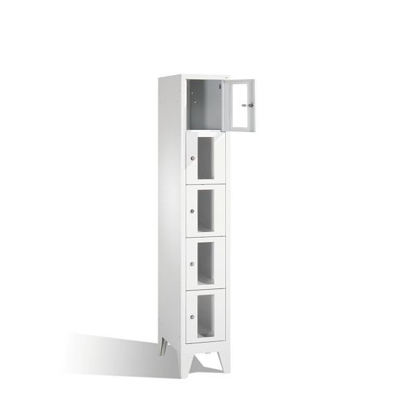 C+P lockerkast Classic, H1850xB320xD500mm, kleur: lichtgrijs, 8010A105 S10000