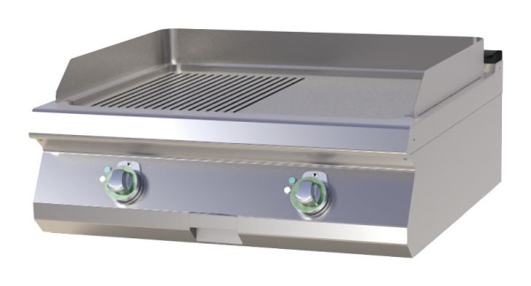 RM Thermik Series 700, elektrische grillplaat, 800x730x300 mm, glad/gegroefd grilloppervlak, FTHR-708E