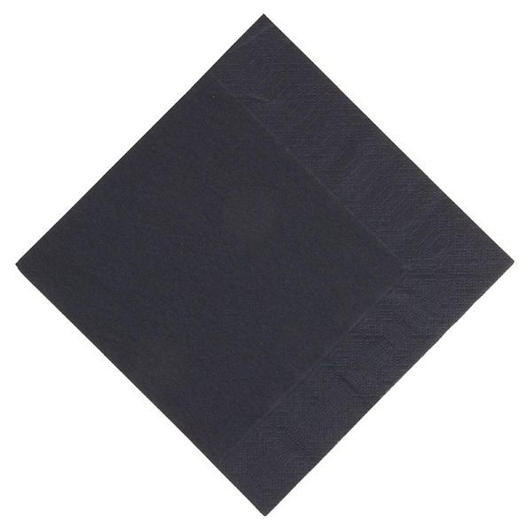 Duni composteerbare lunchservetten zwart 33cm, VE: 1000 stuks, GJ107