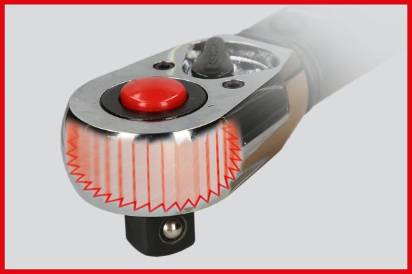KS Tools 1/2" ERGOTORQUE®precision-ratelmomentsleutel, 20-100Nm, 516.1532