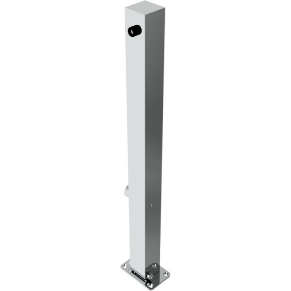 Stone HGS afzetpaal -Bollard-, voor deuvels, DK volgens DIN 3223, sluiting onderaan, geen oogjes, afmetingen: 70 x 70 mm, 4070fu