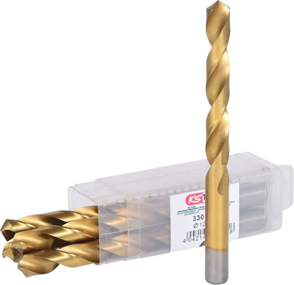KS Tools HSS TiN spiraalboor, 12,5 mm, 5 stuks, 330.4125