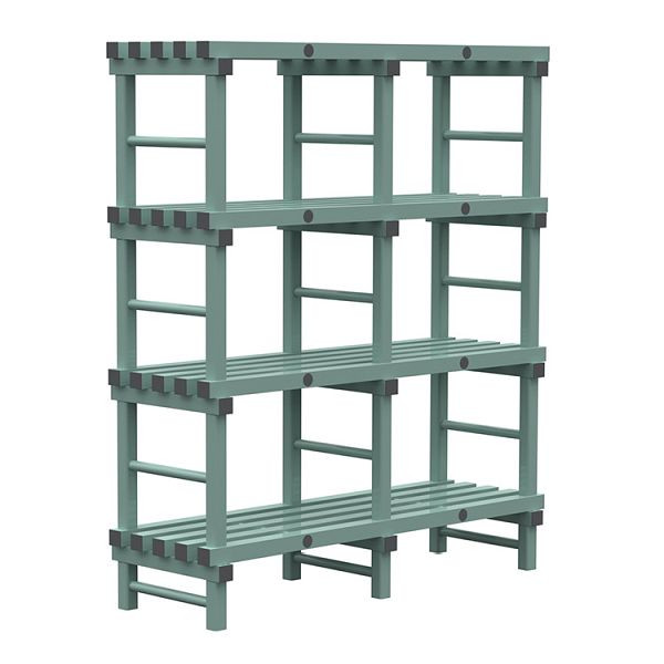 REA Euro plank 1500x500x1750mm, 4 staanders met 450mm tussenruimte, 308.155