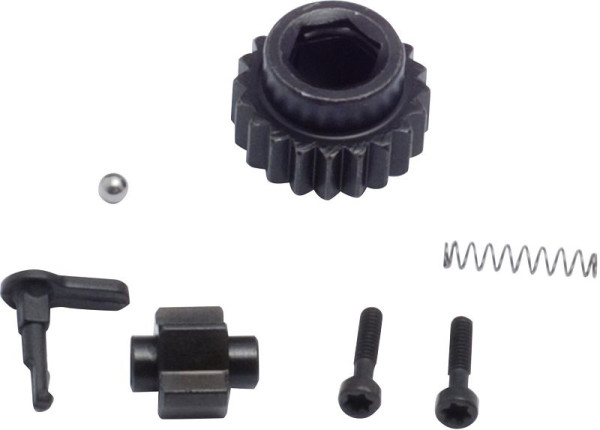 Hazet reserveonderdelenset ratelwiel, reparatieset ratelwiel 6,3 = 1/4" binnenzeskant Bestaande uit: ratelwiel, borgstuk, schakelhendel, 6408/7